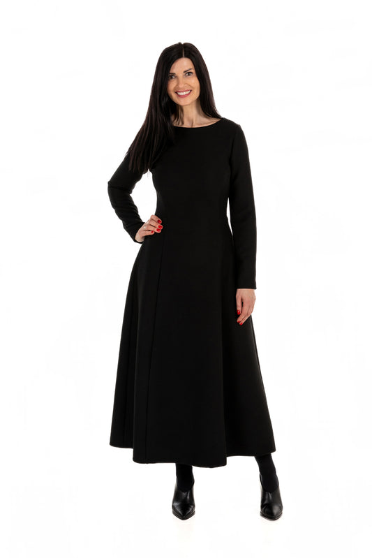 Maxi garuma kleita ar garām piedurknēm