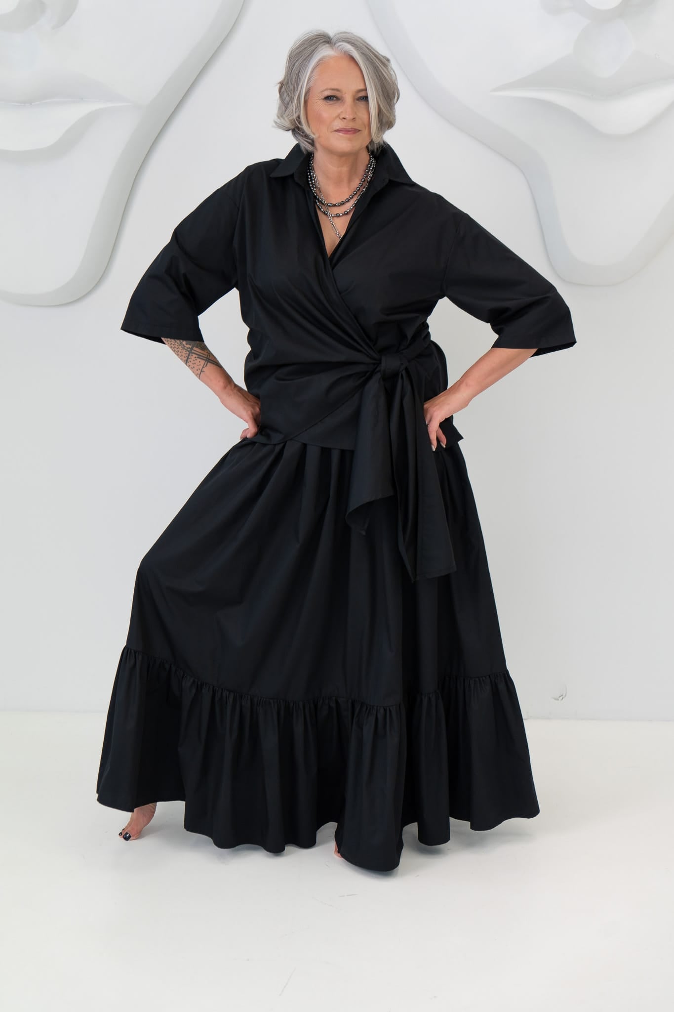 Melni kuplie svārki