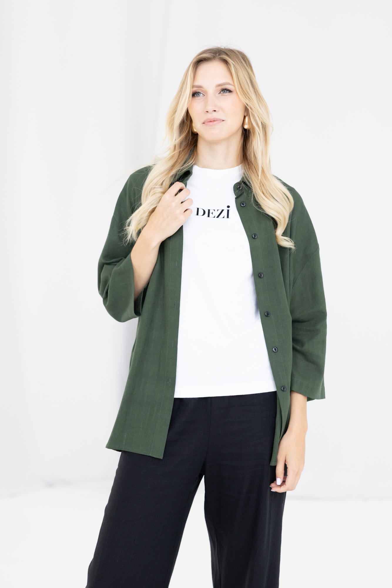 Lina krekls - zaļš